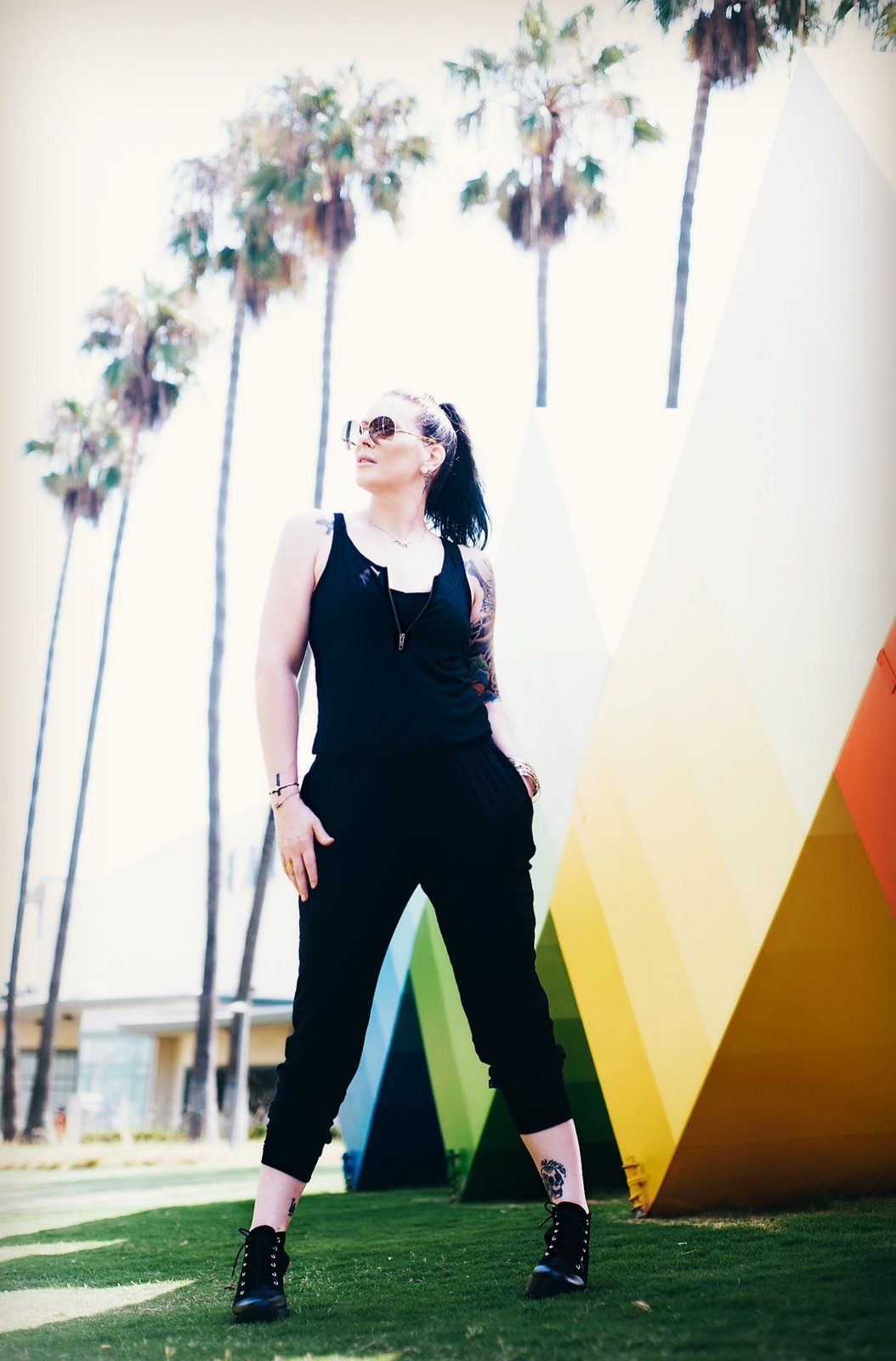 Ashlee outside the studio
